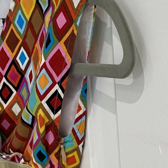 High 5 Sleeveless Geometric Print Colorful Dress 4 - Picture 5 of 10